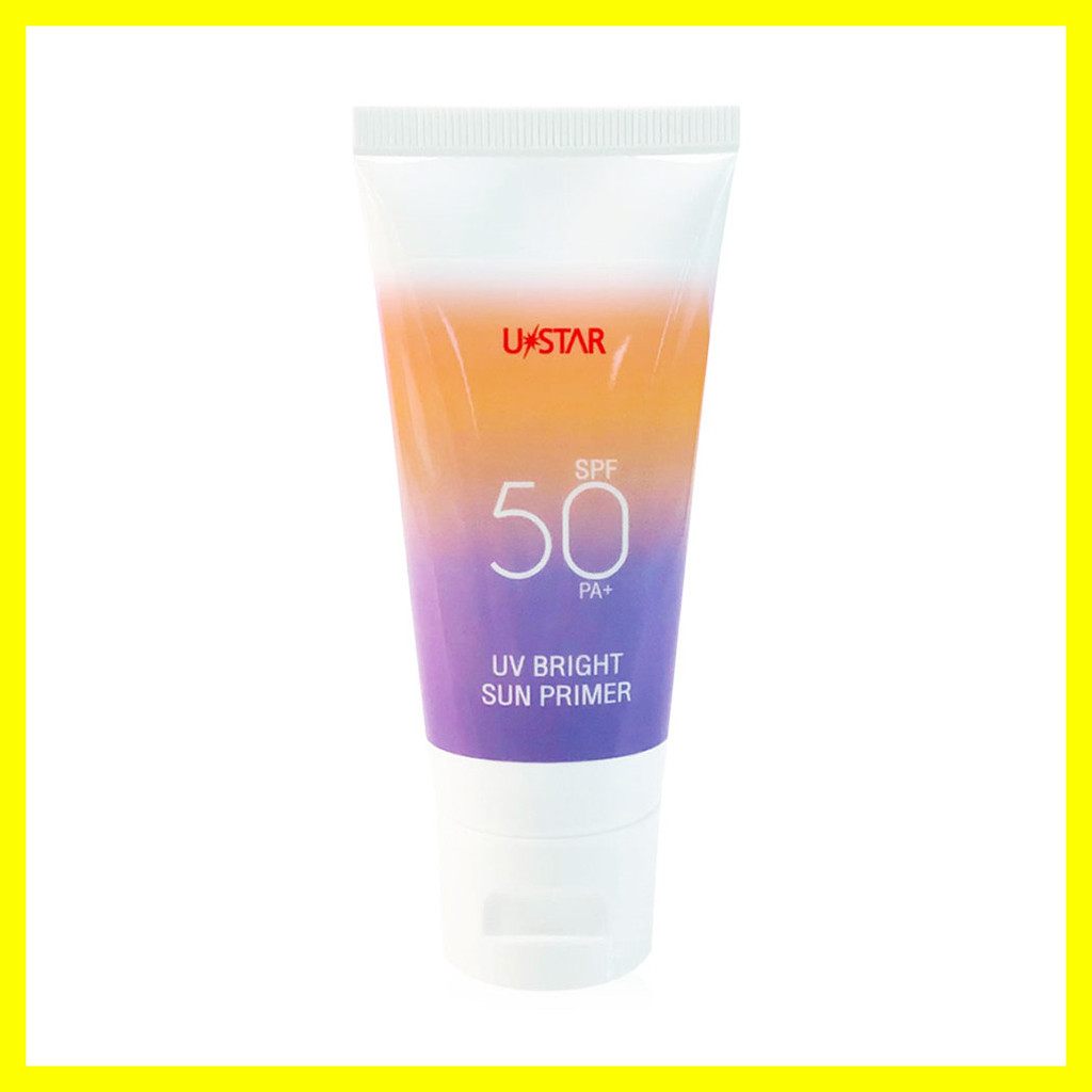 U-Star UV Bright Sun Primer SPF50 PA+ 40g ไพรเมอร์กันแดด เนื้อครีมสีม่วง. — صورة 4