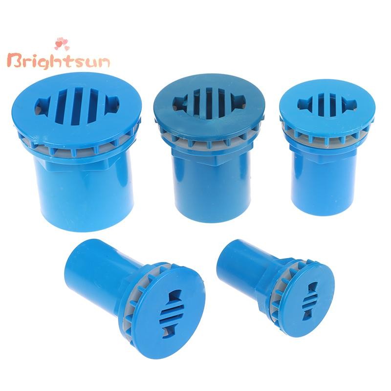 Brightsun 20 ~ 50 มม.ท่อ PVC ตรง Aquarium ก้นถังปลา Outlet ท่อระบายน้ําสระว่ายน้ําอาหารทะเลท่อระบายน้ํา Fitting DIY Aquarium Tube ข้อต่อใหม่