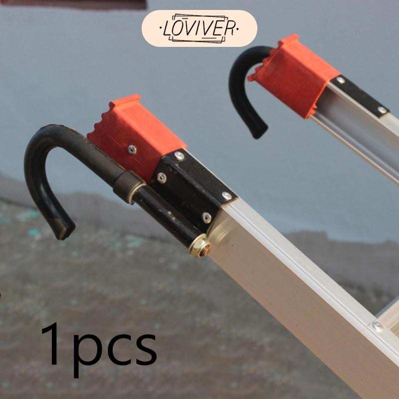 LOVIVER Telescoping บันได Hook Stabilizers Standoff Telescoping บันได Hook ทนทาน Grip Stabilizer ตะขอหลังคาชุดสําหรับบันไดขยาย