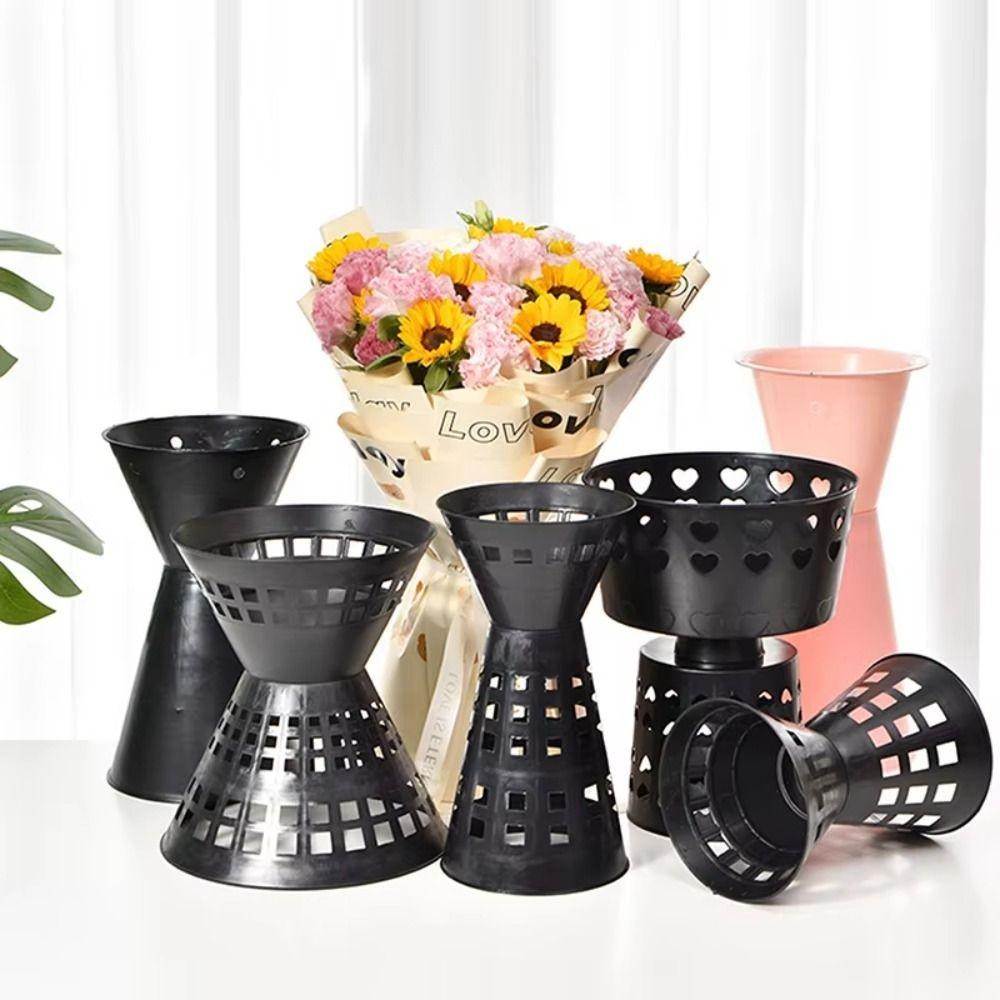 ฐานช่อดอกไม้ ลามูซ,ซับบรรจุภัณฑ์ดอกไม้พลาสติก ทําเอง,อุปกรณ์ดอกไม้ห่อช่อดอกไม้อย่างรวดเร็วสําหรับร้านดอกไม้พรรคร้าน - รูปที่ 3