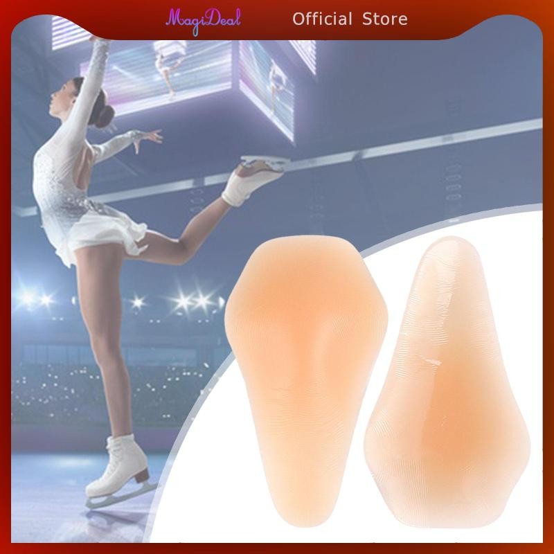 MagiDeal 1 คู่ซิลิโคนเข่า Pads Protectors กีฬาสเก็ตเข่า Mat เบาะสําหรับฤดูหนาวสโนว์บอร์ดเต้นรําสเก็ต ราคา ถูกที่สุด ดีลบีเคเค แกลเลอรีภาพที่ 3