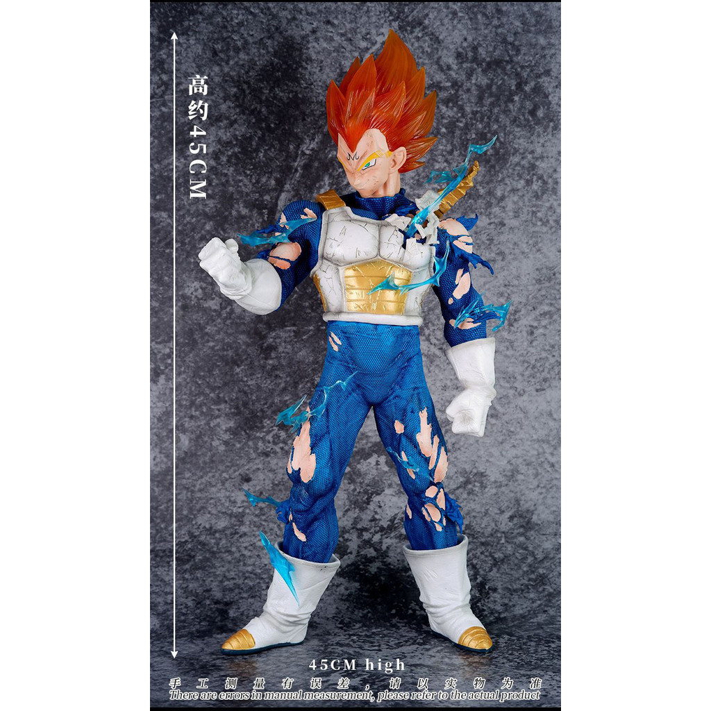 [ในสต็อก] [45ซม.] ฟิกเกอร์ขนาดใหญ่ Dragon Ball GK LX Super Saiyan Vegeta รูปปั้นมังกรสี่หัวสำหรับแสดง ราคา ถูกที่สุด ดีลบีเคเค แกลเลอรีภาพที่ 7
