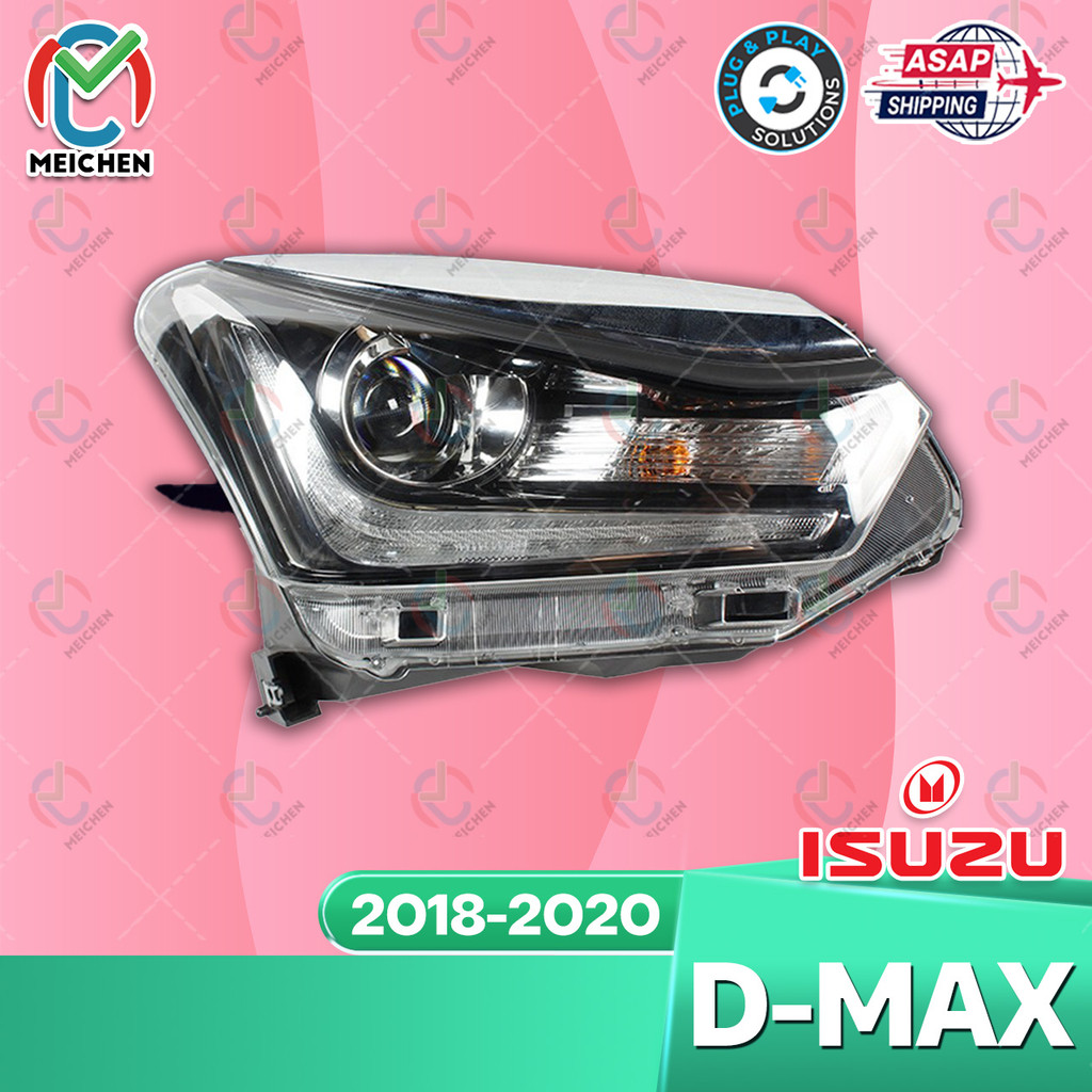 สําหรับ Isuzu DMAX D-MAX D MAX ไฟหน้า LED (High Spec ) 2018-2020 ไฟหน้า ไฟหน้า ไฟหน้า ไฟหน้า ไฟหน้า 