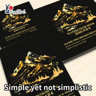 AngelMark หนังสือสีน้ําเม็ดหยาบขนาดกลาง 30 หน้า 300gms กระดาษสําหรับศิลปินนักเรียนวาด