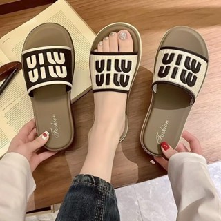 รองเท้าแตะ รองเท้าลำลอง พร้อมส่ง ยางPVC สูง 2.5cm ใส่เดินสบา…