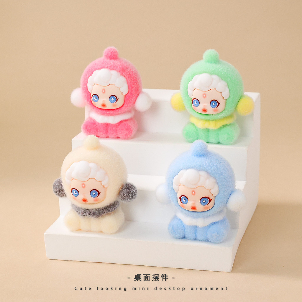 Creative sp นั่งสาว Flocking เครื่องประดับขนาดเล็กน่ารักเม็ด diy อุปกรณ์เสริมน่ารักเดสก์ท็อปสํานักงานเครื่องประดับขนาดเล็ก SX