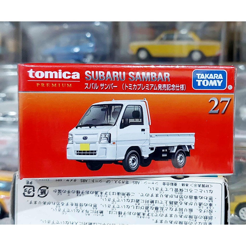 CLM รถกระป้อโทมิก้าขนาดเล็ก Tomica Premium 🧩 27 LC Subaru Sambar スバル サンバー 1/55 รถยาว 6.5 ซม ใหม่