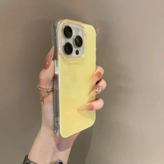 เคสโทรศัพท์สีลูกกวาดสําหรับ iphone 11 12 13 14 15 16 17 Pro Max 16e XR X XS 7 8 Plus ฝาครอบซิลิโคนกันกระแทก