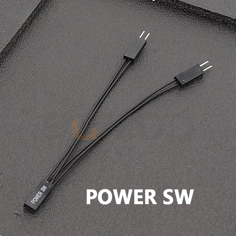 สายY Power SW/ สายแยกเมนบอร์ด 1 เป็น 2 (POWER SW / RESET SW / HDD LED / POWER LED) ราคา ถูกที่สุด ดีลบีเคเค แกลเลอรีภาพที่ 4