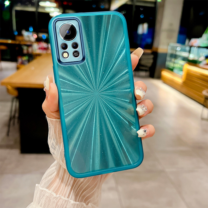 เคส Infinix Hot 11s NFC Laser Glitter Powder Phone Case, Eye Protection Mirror Protective Cover