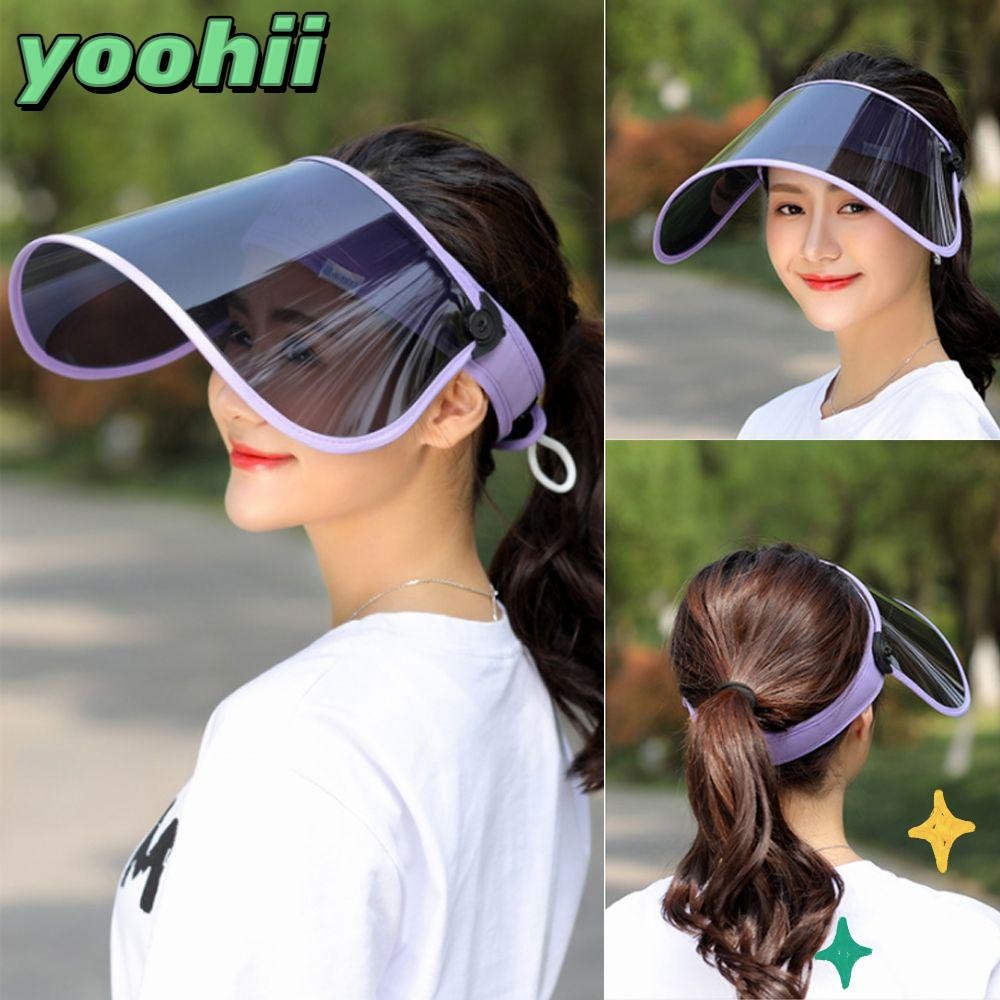 YOOHII หมวกกันแดดฤดูร้อนกลางแจ้งแบบพกพากีฬา Face Cover Shield