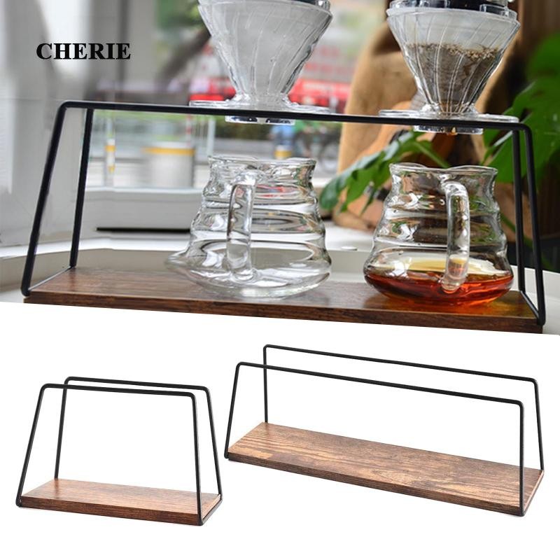 [Cherie] Coffee Dripper Filter Stand Station ฐานไม้สําหรับ Office Home Camping Tea