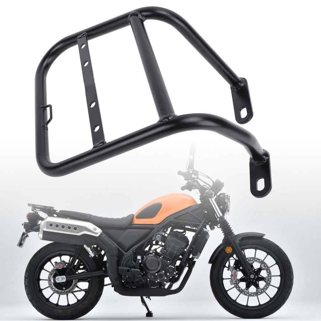 ตัวยึดรองรับอานขวา 16 มม. ท่อเหล็กมอเตอร์ไซค์ด้านข้างกระเป๋าเดินทางสำหรับ CL250 CL300 CL500 SCL500 2