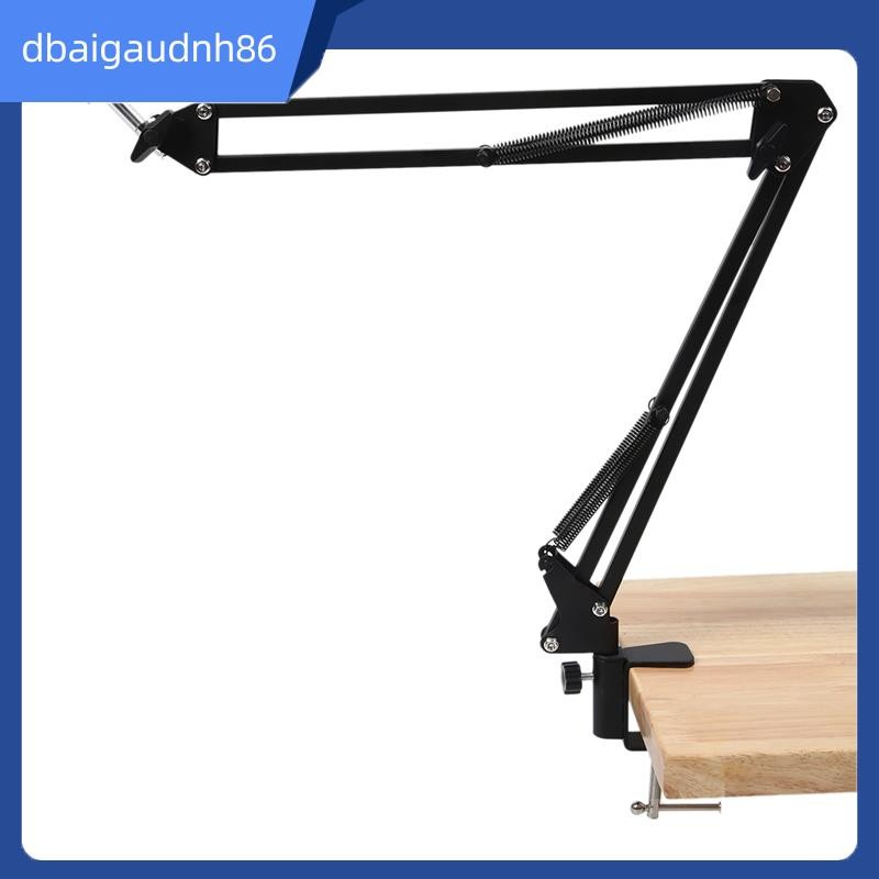 คลังสินค้าพร้อมadjustable Desktop Clamp Suspension Boom Scissor Arm Mount Stand Holder สําหรับ Logit