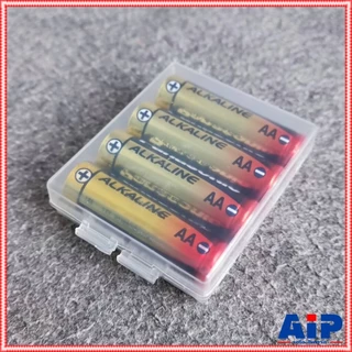 1อัน กล่องพลาสติกเก็บถ่าน AA กับ AAA 4ก้อน กล่องใส่ถ่าน กล่องเก็บถ่าน2A 3A เอไอ-ไพศาล