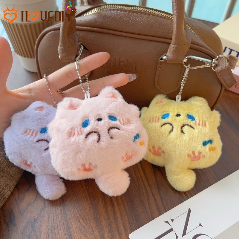 [ แนะนํา ] พวงกุญแจจี้ตุ๊กตาแมว DuDu - ตุ๊กตาตุ๊กตา Charm - KeyRing แขวนอุปกรณ์เสริม - ของที่ระลึกของเล่นกระเป๋าการ์ตูน - ของขวัญวันเกิดเด็ก