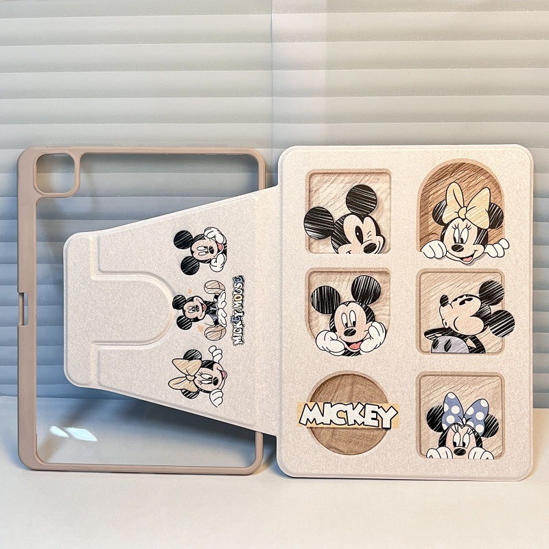 เคสป้องกันสําหรับ ipad air4 10.9 gen8 gen9 gen10.2material air5 air4 10.9 สําหรับ ipad air2 9.7 Mini 4 5 2022 2024 Pro11 air6 11 นิ้ว 360 องศาหมุนกรณีแท็บเล็ตพร้อมช่องเสียบปากกา