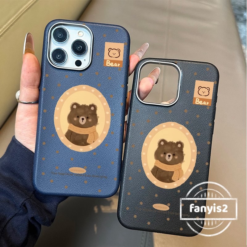 สําหรับoppo A3X A18 A57 A16 A15 A58 A60 A77 A79 A5S A3S A53 A54 A55 A5 A9 A12 A98 A78 A74 A92 A93 A94 เคสหนังหรูหราการ์ตูนกันกระแทกหมีน่ารัก ราคา ถูกที่สุด ดีลบีเคเค แกลเลอรีภาพที่ 5