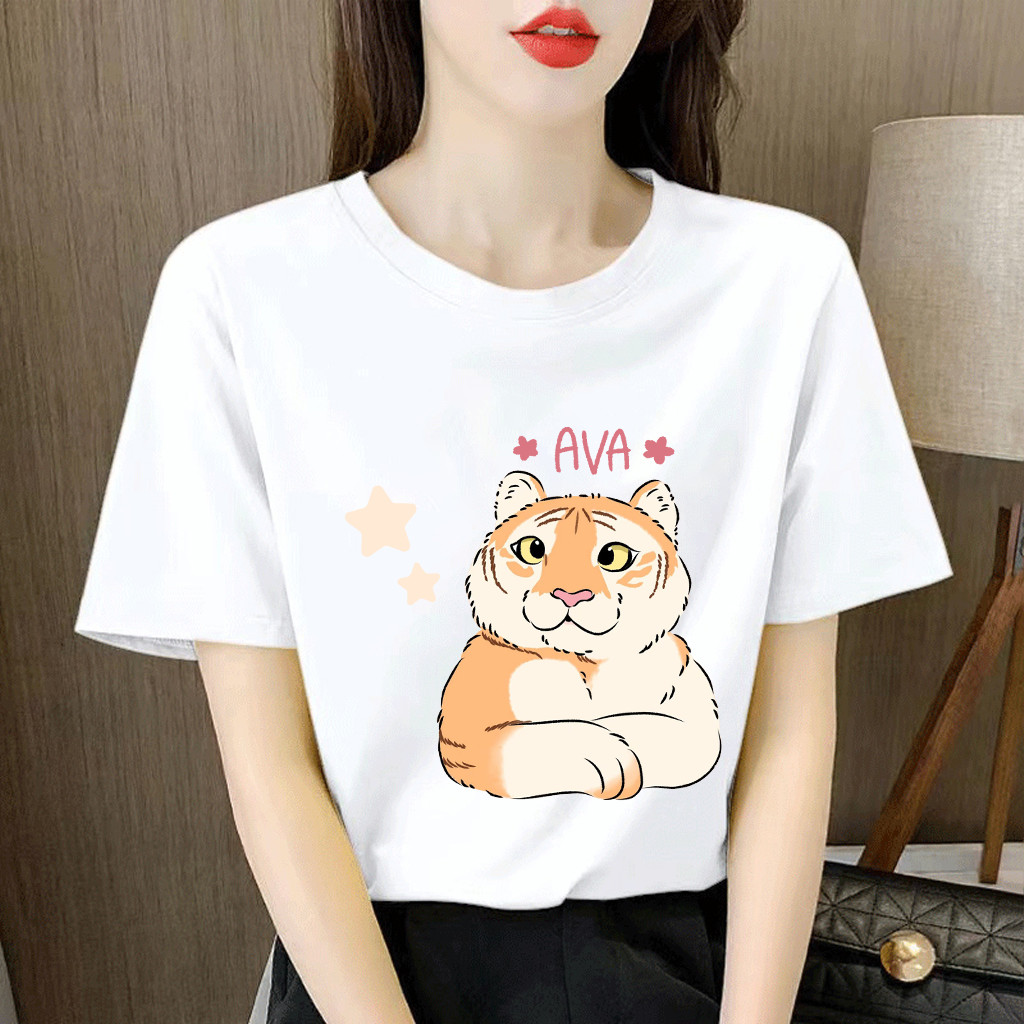 เสื้อน้องเอวา Ava T-shirt ผ้าCotton 100% ใส่สบาย ไม่หด ไม่ย้