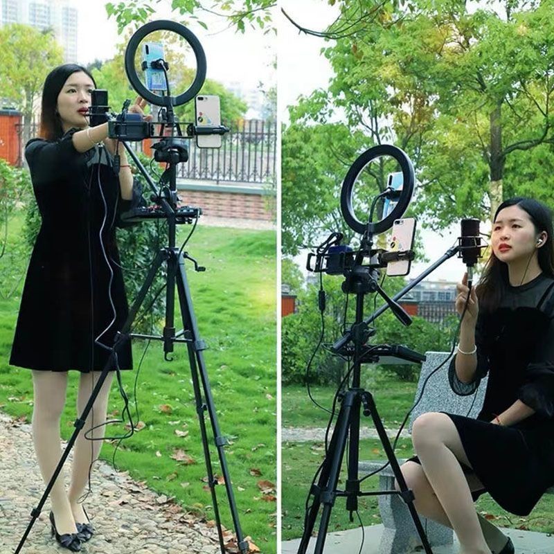 สำหรับไลฟ์สดและร้องเพลง Audio Interface Sound Card B1 อุปกรณ์ควบคุมเสียง มีเอฟเฟคในตัว 🚀🚀🚀