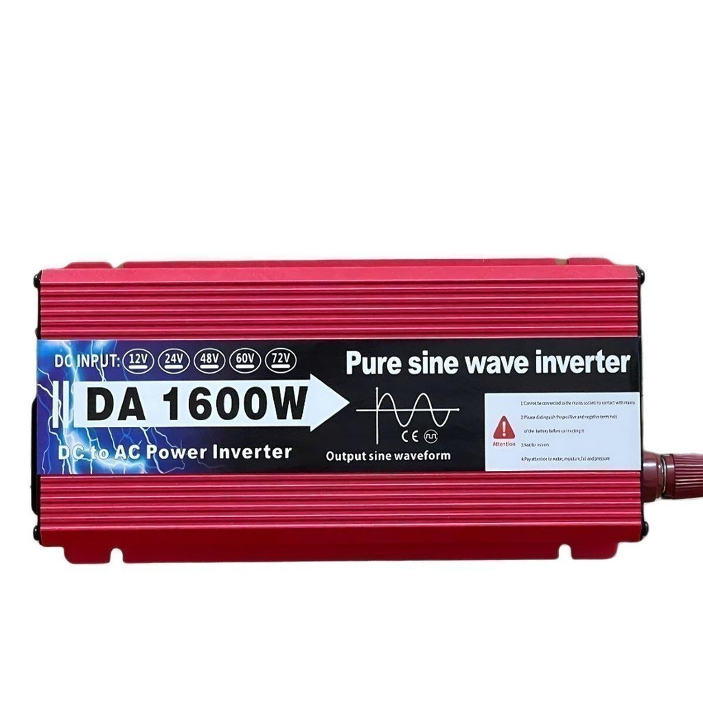 DA1600W อุปกรณ์แปลงไฟรถยนต์ CAR POWER INVERTER DC 12V to AC 220V CJ DA เครื่องแปลงไฟ หม้อแปลงไฟฟ้า แ