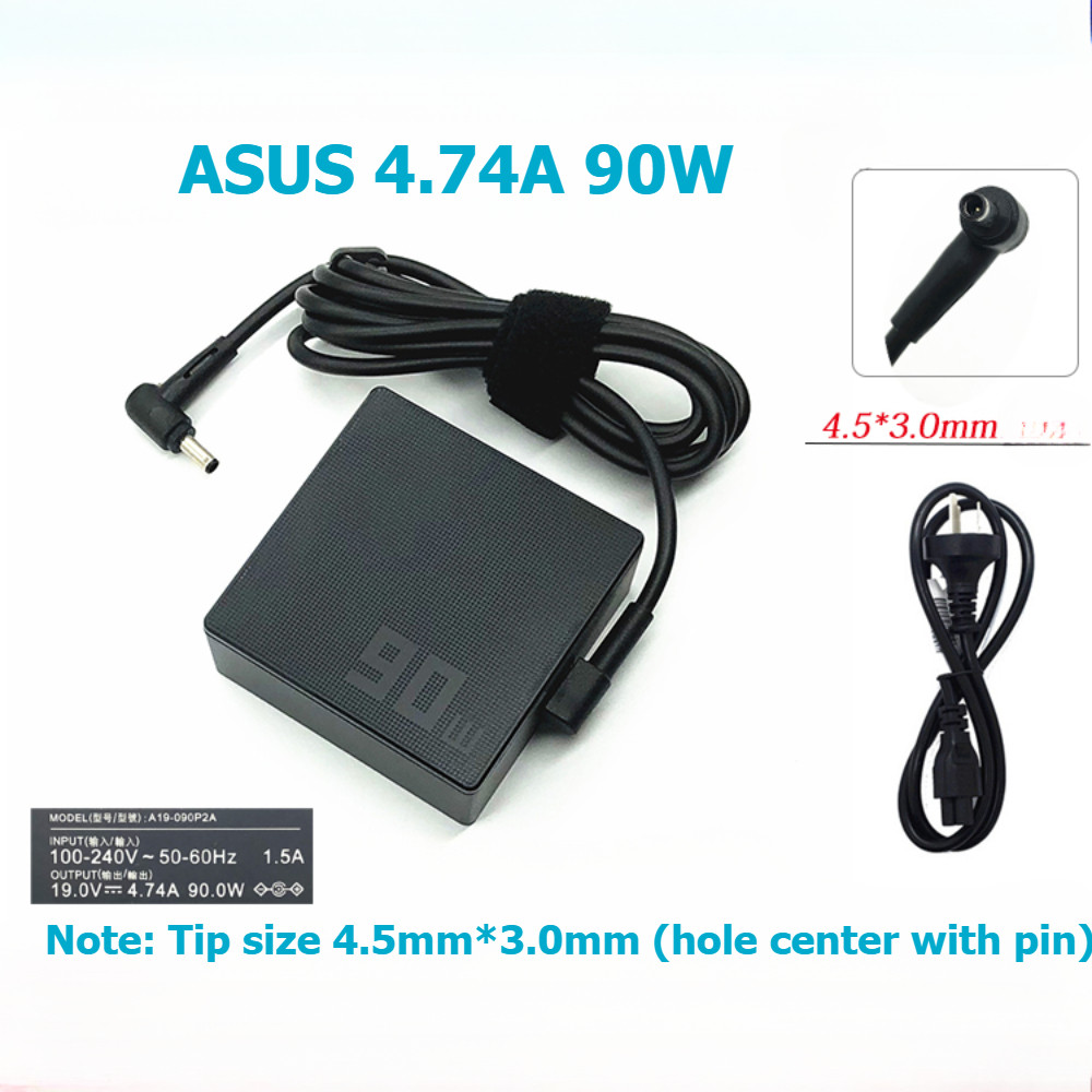 Original Asus 90W 19V 4.74A AC Power Charger Adater สําหรับ UX560U Q534UX UX530UX UX51V Q524UQ B43V