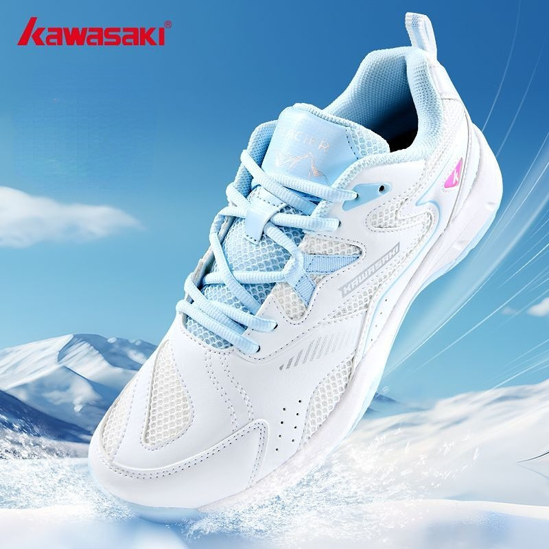 รองเท้าแบดมินตัน Kawasaki Glacier Glory Series Unisex รองเท้ากีฬาสำหรับการแข่งขันระดับมืออาชีพ