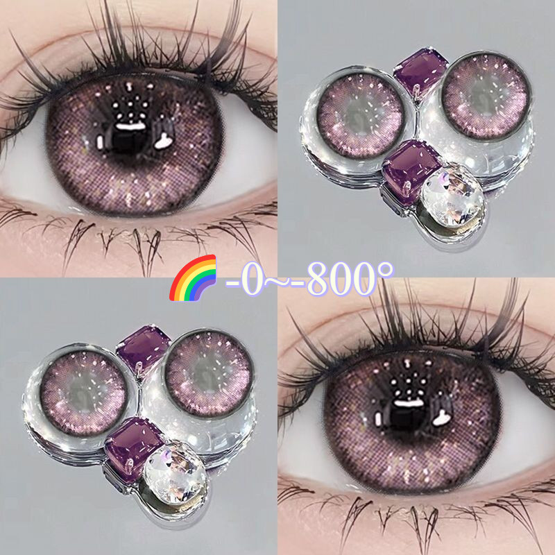 🌈COD -100°~-800° 🌈คอนแทคเลนส์สี คอนแทคเลนส์ครึ่งปี คอนแทคเลนส์ 14.0mm/14.2mm/14.5mm 996