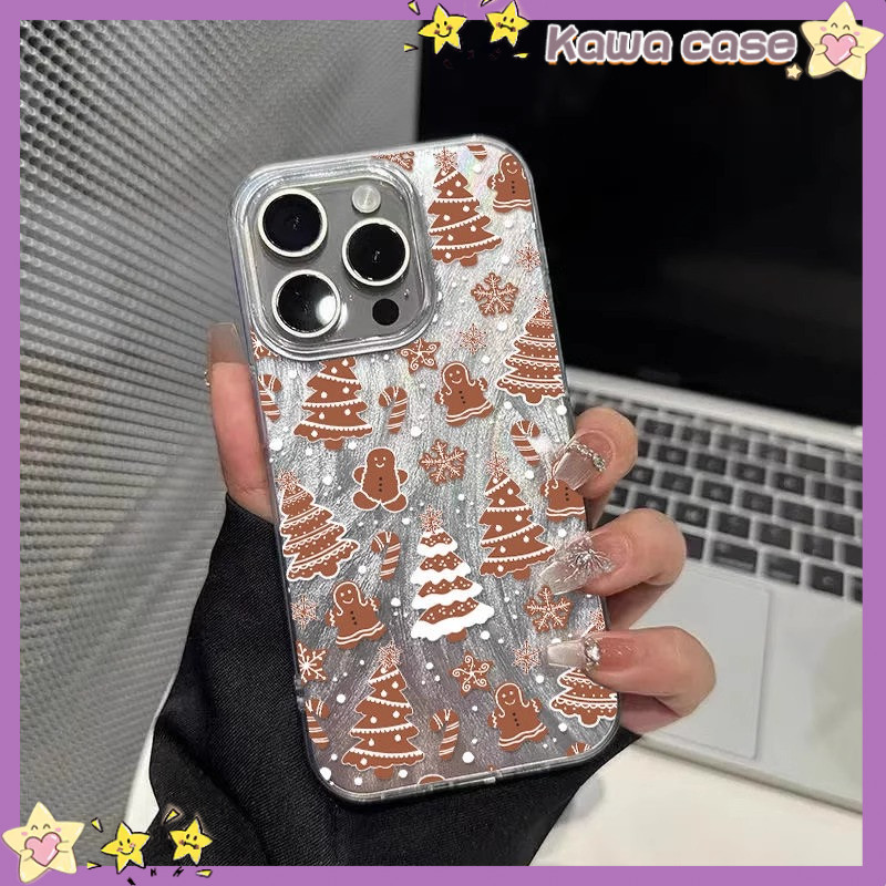 KAWA | ต้นคริสต์มาสมนุษย์หิมะตัวน้อย IPhone 16 15 11 13 14 12 Pro Max 7Plus XR XS X Max 8 15 14 Plus SE 2020