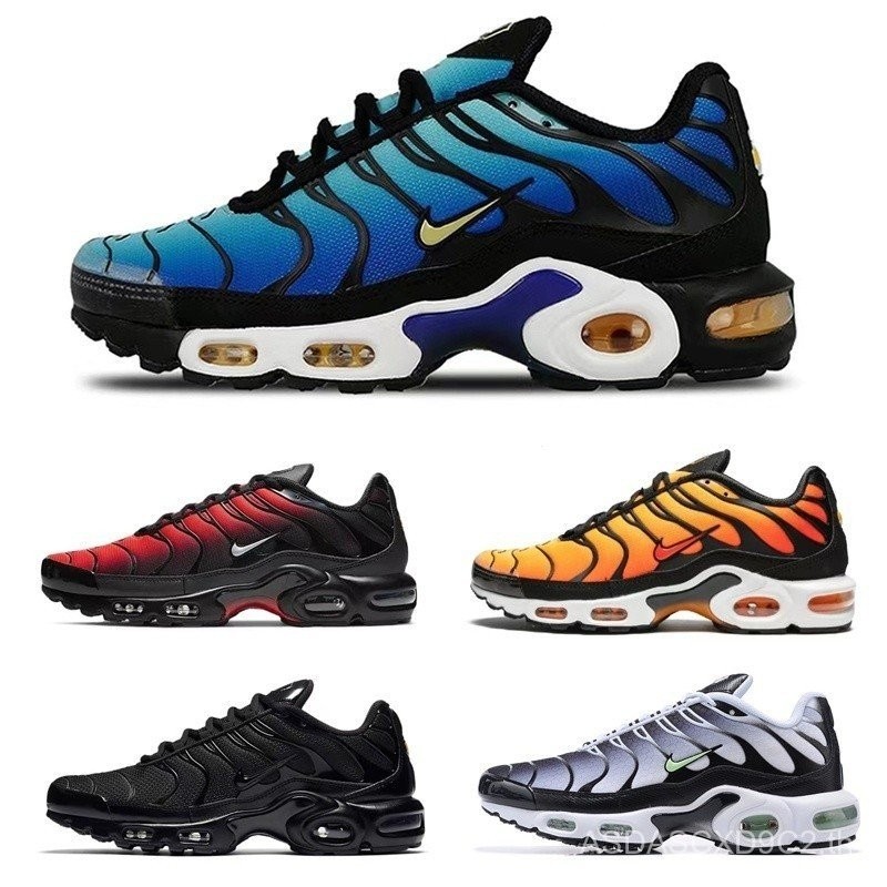 Air Max PLUS TN รองเท้าบาสเก็ตบอลดูดซับแรงกระแทกชายรองเท้าวิ่ง sbac