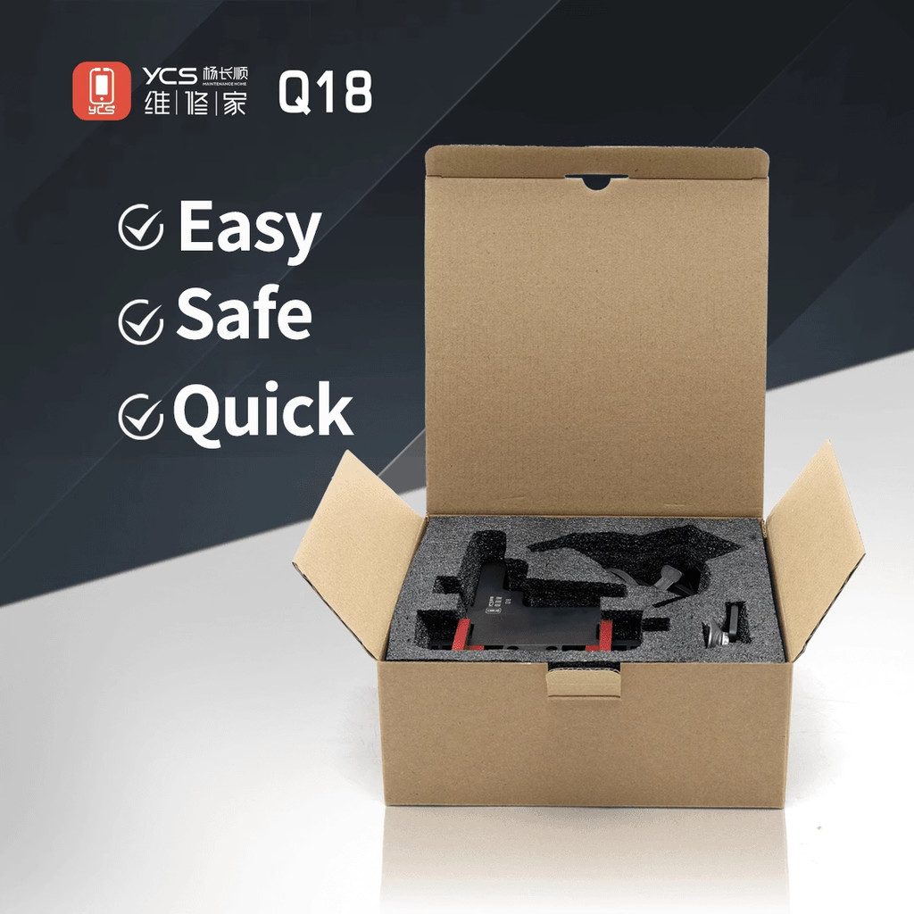 Ycs Q18 มัลติฟังก์ชั่นโทรศัพท์หน้าจอ LCD เครื่องแยกหน้าจอกําจัด Mobblie โทรศัพท์ฝาครอบด้านหลังกระจกก