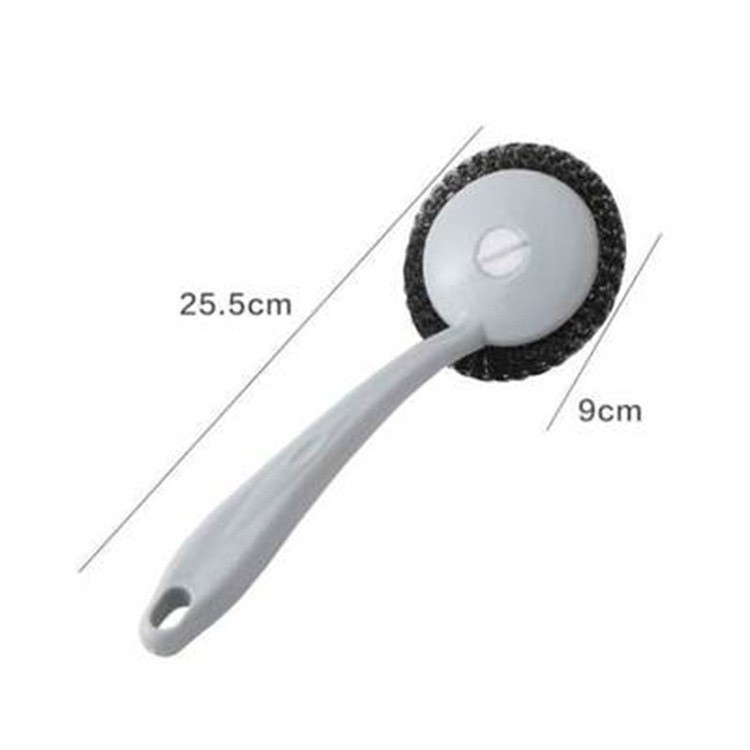 Featured แปรงหม้อด้ามยาว แปรงหม้อลูกเหล็ก แปรงล้างจาน แปรงทำความสะอาดห้องครัวมัลติฟังก์ชั่น - รูปที่ 6