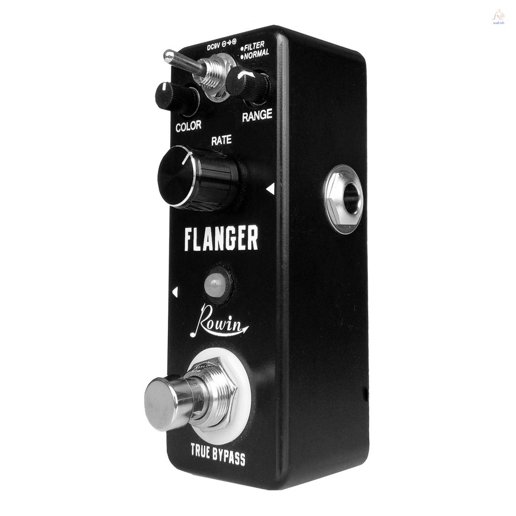 Rowin LN-312 Classic Analog Flanger Guitar Effect Pedal True Bypass Aluminium Alloy Shell