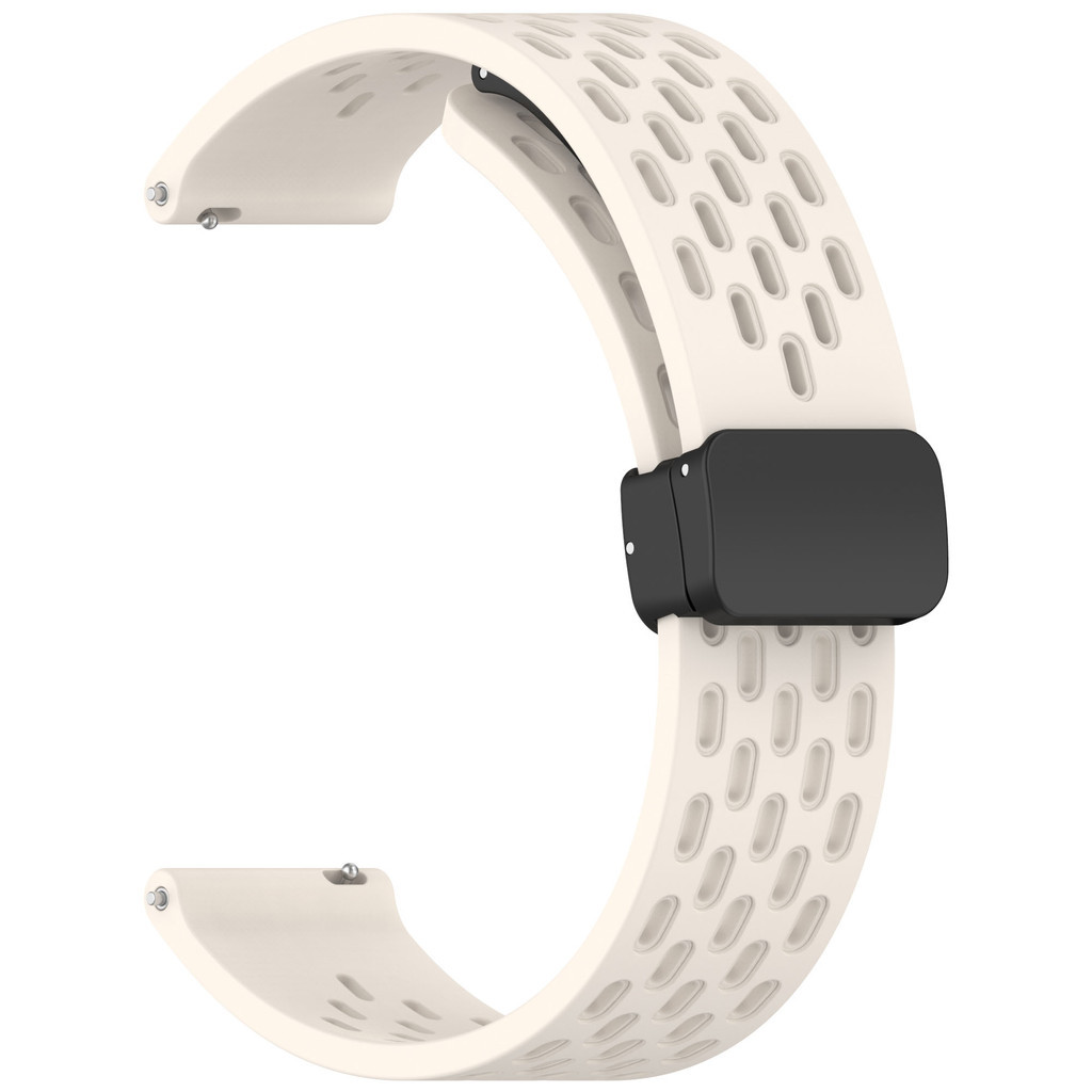 18 มม.20 22 มม.ซิลิโคนแม่เหล็กสายคล้องคอสําหรับนาฬิกา Huawei GT5 GT3 GT4 SE GT2 GT2e Watch4 Watch3 Pro GT 2 3 4 5 2e 41 มม.42 มม.43 มม.46 มม.Soft Candy สีสร้อยข้อมือกีฬา Loop