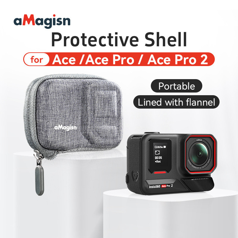 สําหรับ Insta360 AcePro2/AcePro/Ace กระเป๋าเก็บร่างกาย, เคสป้องกัน, อุปกรณ์เสริมกล้อง