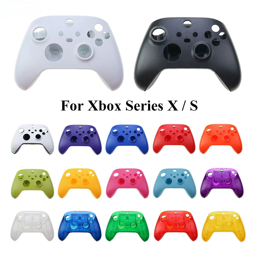 เปลี่ยนเคสด้านหลังด้านหน้าสําหรับ Xbox series XS Controller Housing Shell ด้านล่างด้านบน Faceplate Cover