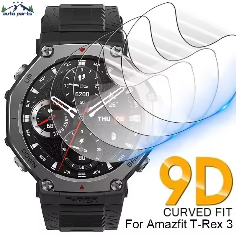 1-5pcs สําหรับ Huami Amazfit T REX 3 - ตัวป้องกันหน้าจอแบบยืดหยุ่น TPU แบบนุ่ม - ฟิล์มไฮโดรเจลแบบนุ่ม - HD Clear, ป้องกันรอยขีดข่วน, ครอบคลุมเต็มรูปแบบ - อุปกรณ์เสริมสมาร์ทวอทช์ - กระจกนิรภัย