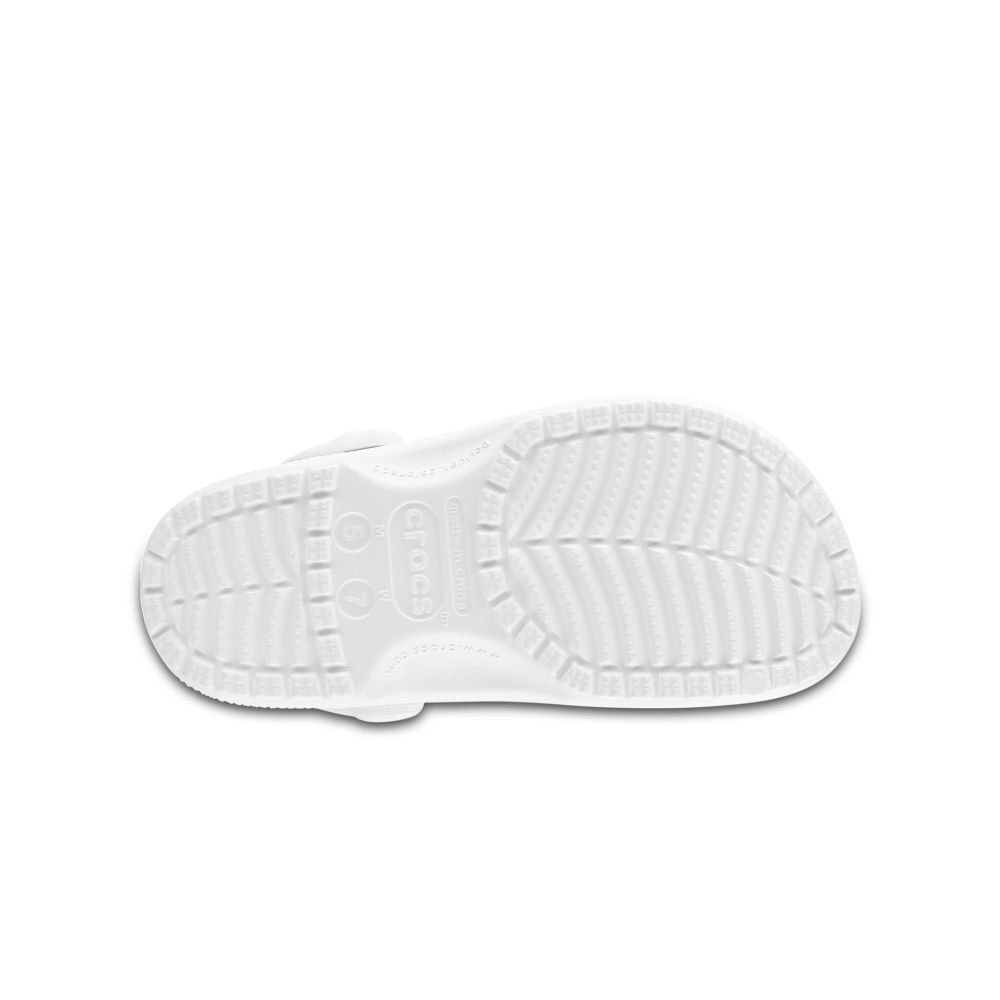 CROCS รองเท้าลำลองผู้ใหญ่ CLASSIC CLOG รุ่น 10001100 - WHITE/BONE