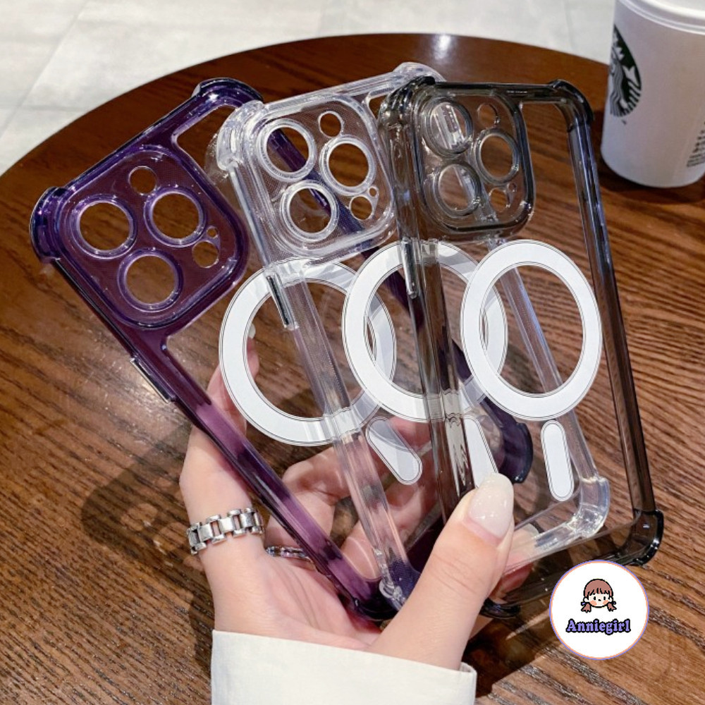 กันกระแทกแม่เหล็กเคสโทรศัพท์สําหรับ ไอโฟน 11 17 16 15 14 12 13 มือโปร สูงสุด อากาศ 16บวก ไร้สายชาร์จฮาร์ดคริลิคฝาครอบโทรศัพท์