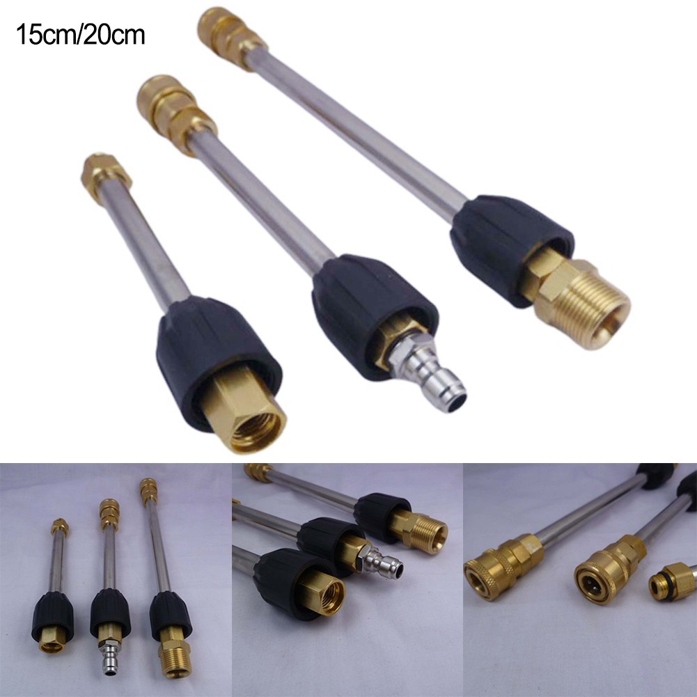 <bestshe> ไม้กายสิทธิ์ต่อสําหรับเครื่องซักผ้าแบบแรงดันพร้อมเกลียว M14 หรือการเชื่อมต่อที่รวดเร็ว 1/4