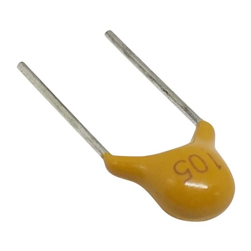แพ็ค 5 ตัว CT4 Monolithic Capacitor 50V105M 1UF ข้อผิดพลาด 20% 105P  105  Electrodeless Capacitor PI