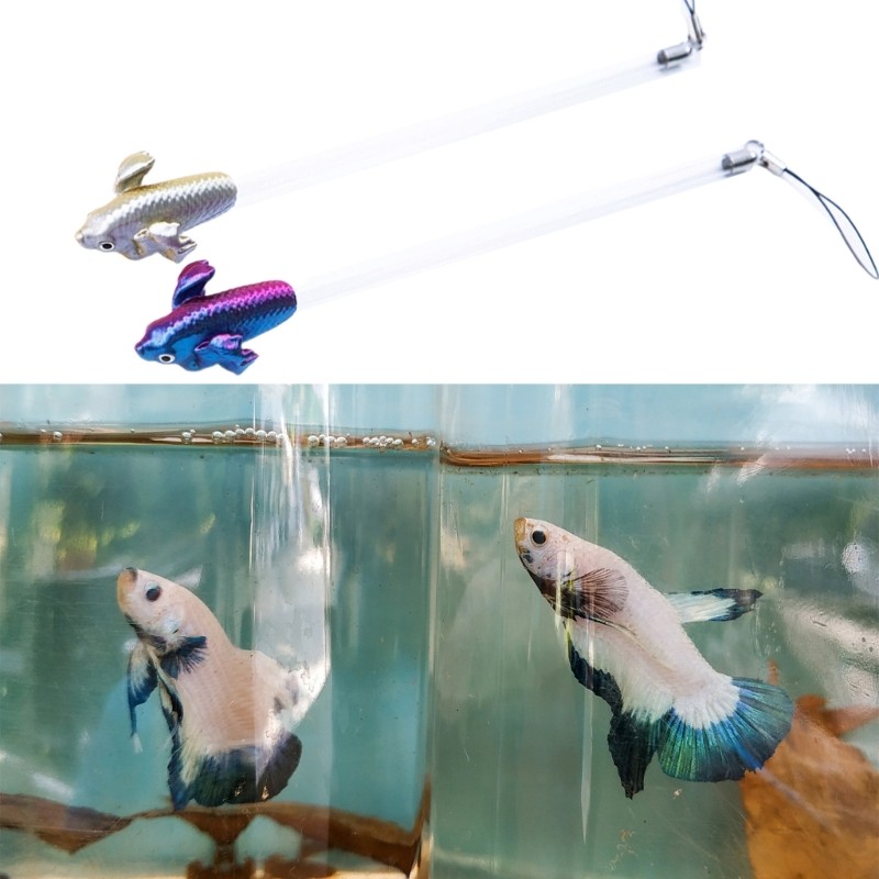 Sha 3D พิมพ์ Betta Fish Training Stick สําหรับปลา Active Health Betta Training Wand สําหรับปลาหมั้นก