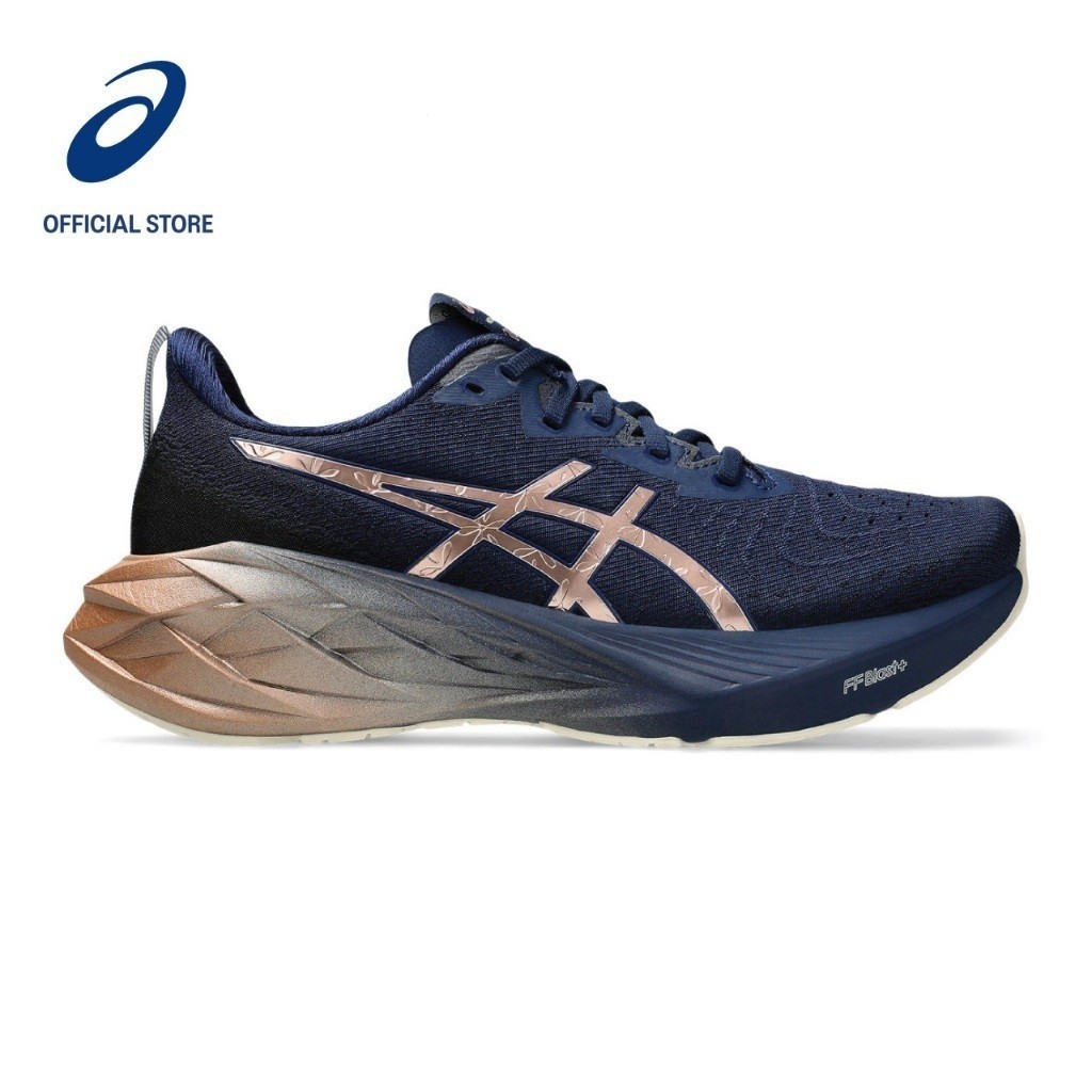 Asics novablast 4ผู้ชายและผู้หญิง Cushioned และทนต่อการสึกหรอกีฬารองเท้าวิ่ง doxy