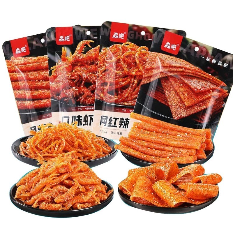 Spice Strip Small Gluten Latiao Snack Food - ฟลาโวร์รสเผ็ดมังสวิรัติพิเศษของจีน