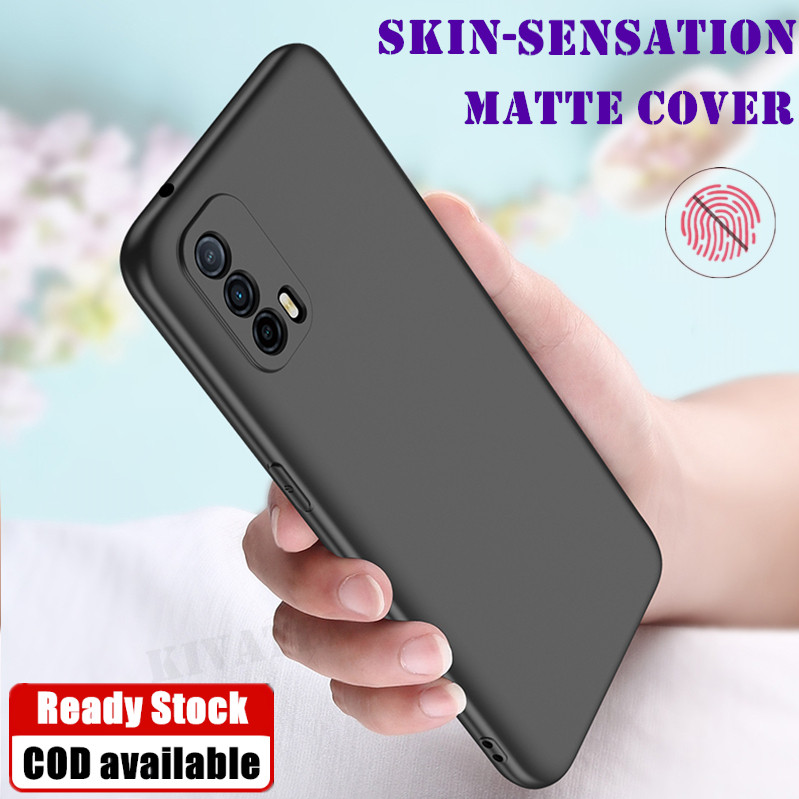 สําหรับrealme GT 5G RMX2202 Skin-sensation Slim Fitยืดหยุ่นซิลิโคนเหลวMatte Cover Anti-scratch Anti-Fingerprintsเคสโทรศัพท์ผิว