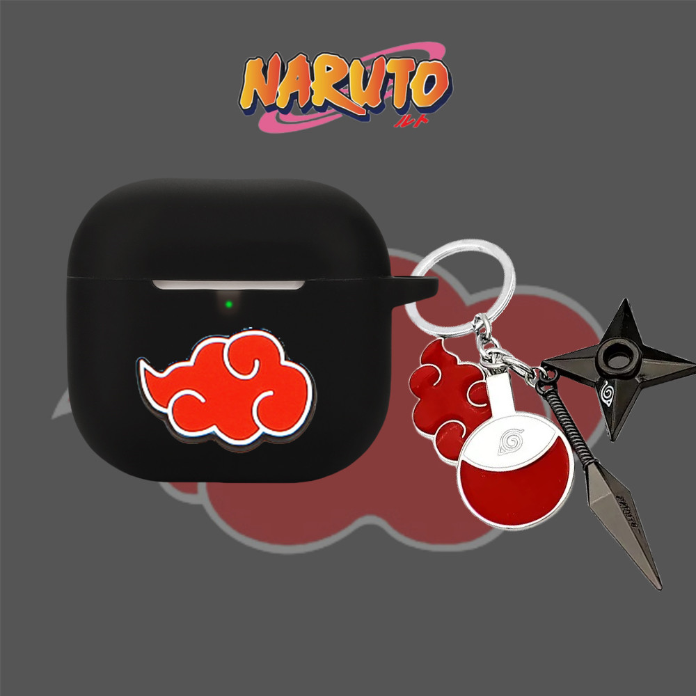 For HuaWei FreeBuds SE3 Case Cartoon HuaWei FreeBuds SE2 Silicone Soft Case Anime Naruto Keychain Shockproof Shell Case Protective Sleeve