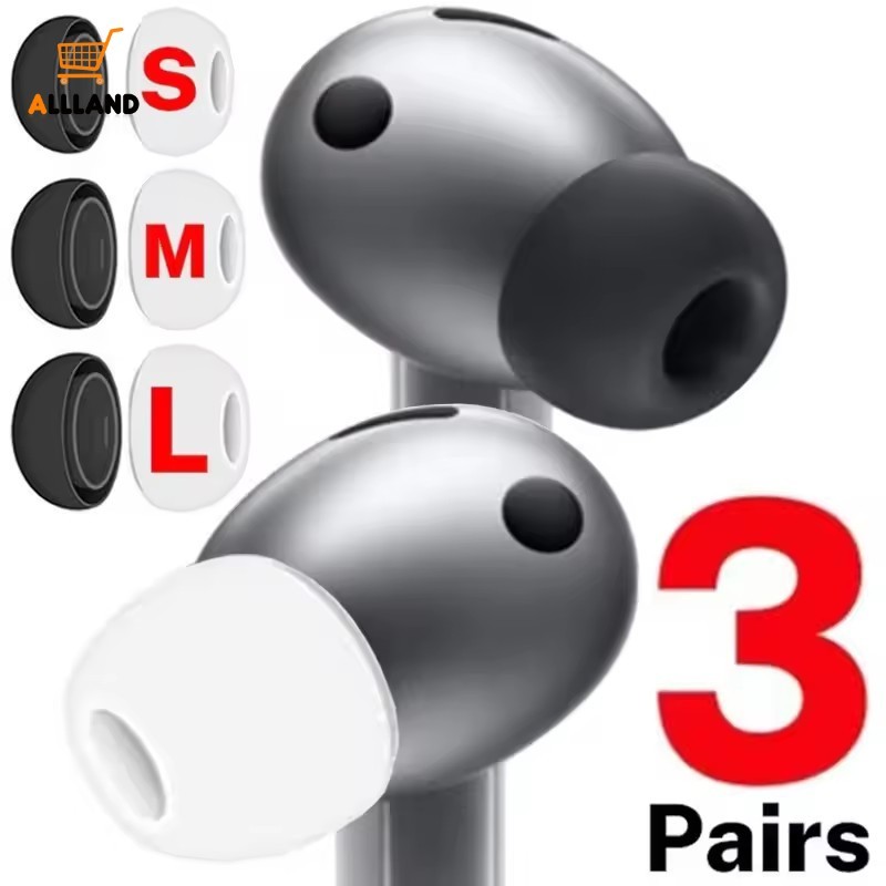 จุกหูฟังซิลิโคนสําหรับ Samsung Galaxy Buds3 Pro Tip หูฟังในหูชุดหูฟังบลูทูธเปลี่ยนปลั๊กอุดหูสําหรับ 