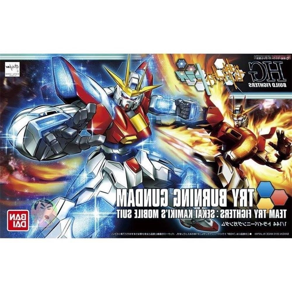 Bandai Gundam HGBF 028 1/144 TRY Burning GUNDAM assembled Model Toy sxxt