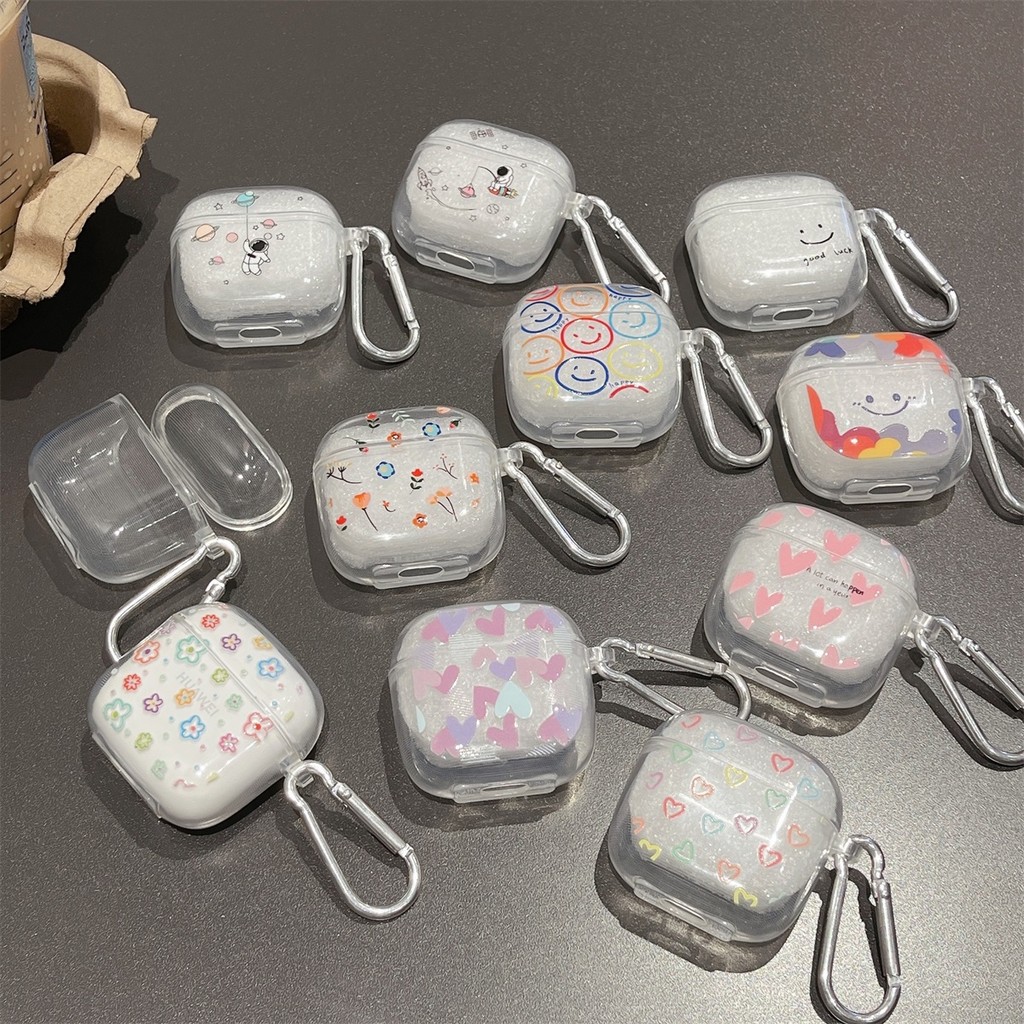 น่ารักโปร่งใสปลอก TPU นุ่มสําหรับ HUAWEI FreeBuds SE3 SE2 เคสป้องกันเท่านั้นฝาครอบป้องกันเชลล์