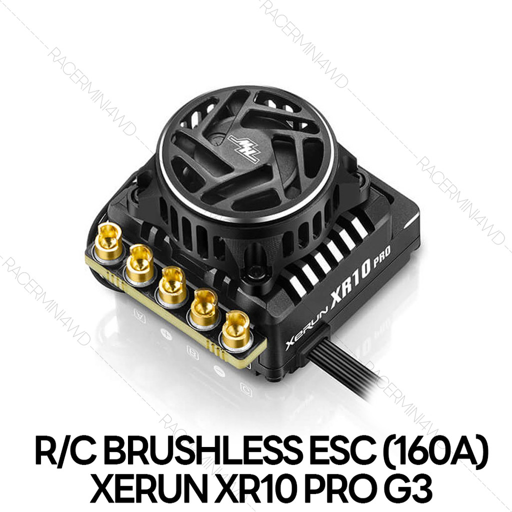 Hobbywing 30112619 XeRun XR10 PRO G3 (160A) อุปกรณ์ควบคุมระบบไฟรถบังคับฮ๊อบบี้วิงแท้